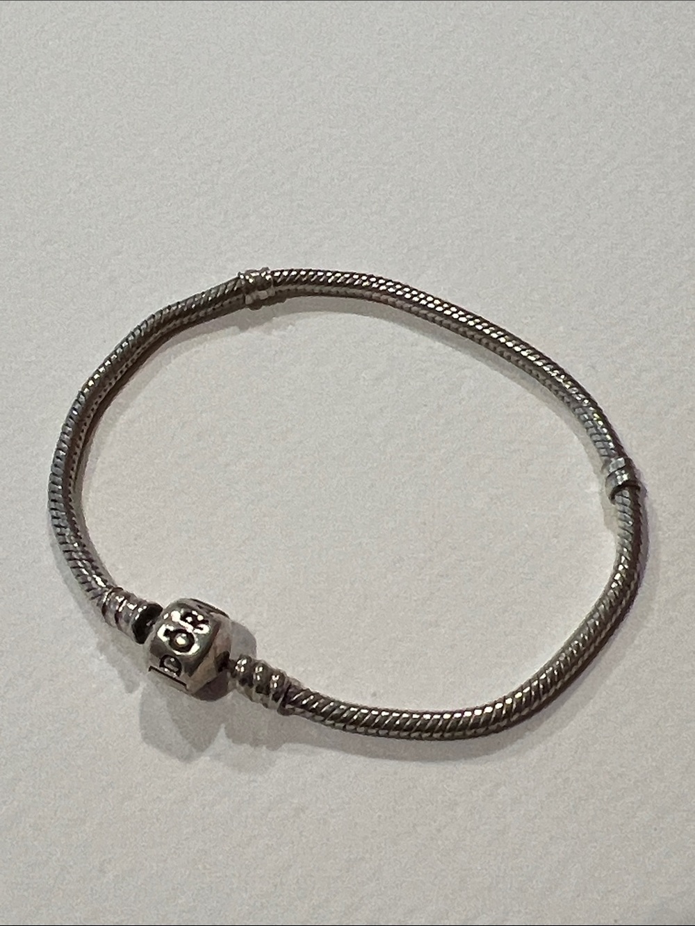 Pandora Sterling Silver Snake Chain Bracelet